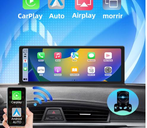 Product Introduction of GPS Tracking Dash Cam with 11 3 UltraWide Touch Screen For Carplay & For Android Support Full Screen Reversing 0