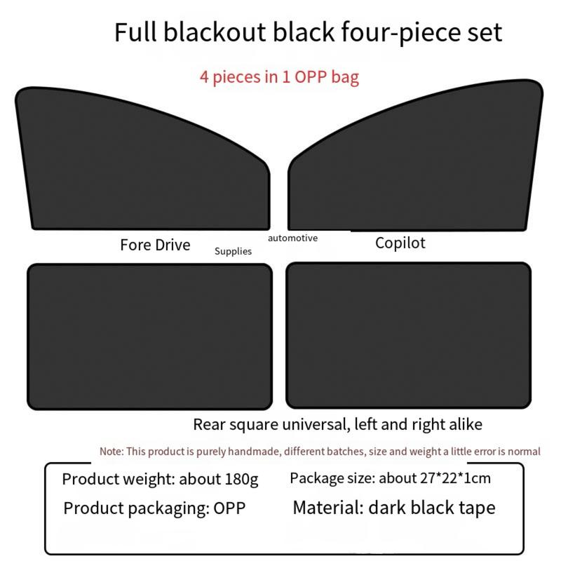 Product Introduction of 4pcs Car Window Sunshades - UV Protection & Heat Insulation, Easy Install Privacy Covers for Cars, Trucks & More 8