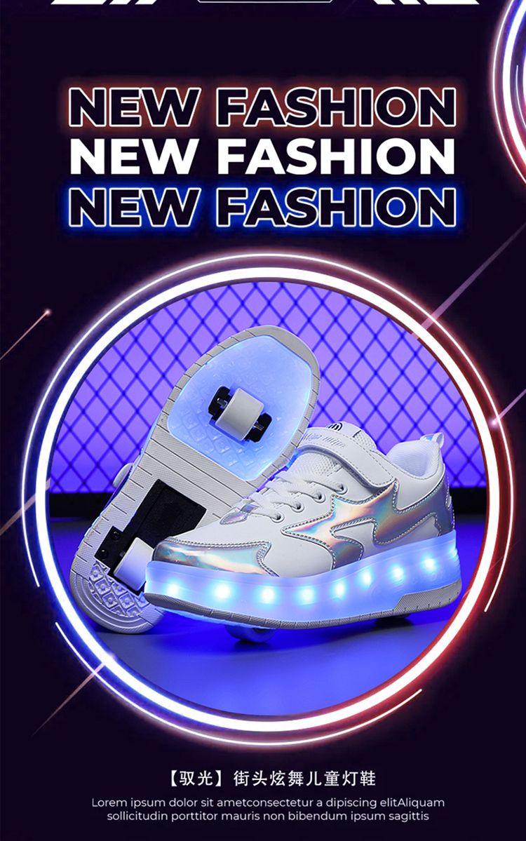 Product Introduction of Giày Trượt Patin, Heelys, Ưu Đãi Đặc Biệt, Giảm Giá Xả Hàng, Thích Hợp Cho Thanh Thiếu Niên, Có Thể Tháo Rời, Mã Bị Hỏng, Sạc, Phát Sáng, Giày Học Sinh, Giày Ròng Rọc, Năm Phát Hành: 2025 4