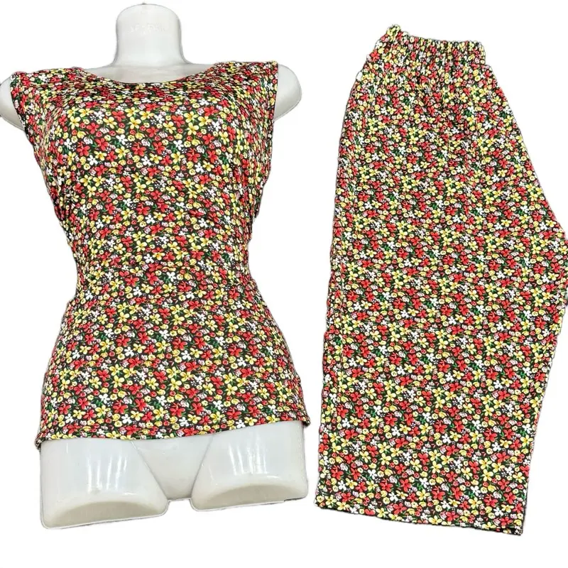 Sét bộ quần lửng áo sát nách size 8 từ 86kg-100kg vải thun aty