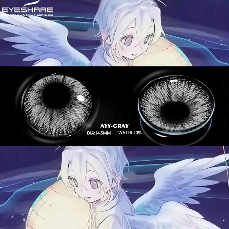 sản phẩm mới Cosplay Eyeshare AYY trang điểm, sử dụng hàng năm, ống kính lớn màu kính áp tròng 14.5mm Women Lens (đôi) 4