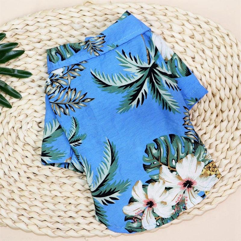 Product Introduction of XS-2XL Hawaiian Style Dog Clothes Summer Pet Printed Shirt for Dog Floral Beach Shirt Dog Puppy Costume Cat Spring Clothing Pet Outfits Suitable for Pets Weighing 1-40kg 42