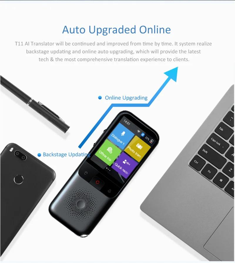 Product Introduction of Portable Intelligent Voice Translator, Interactive Real-Speech, Offline Translation Machine, Business Travel, T11, 134 Languages 41
