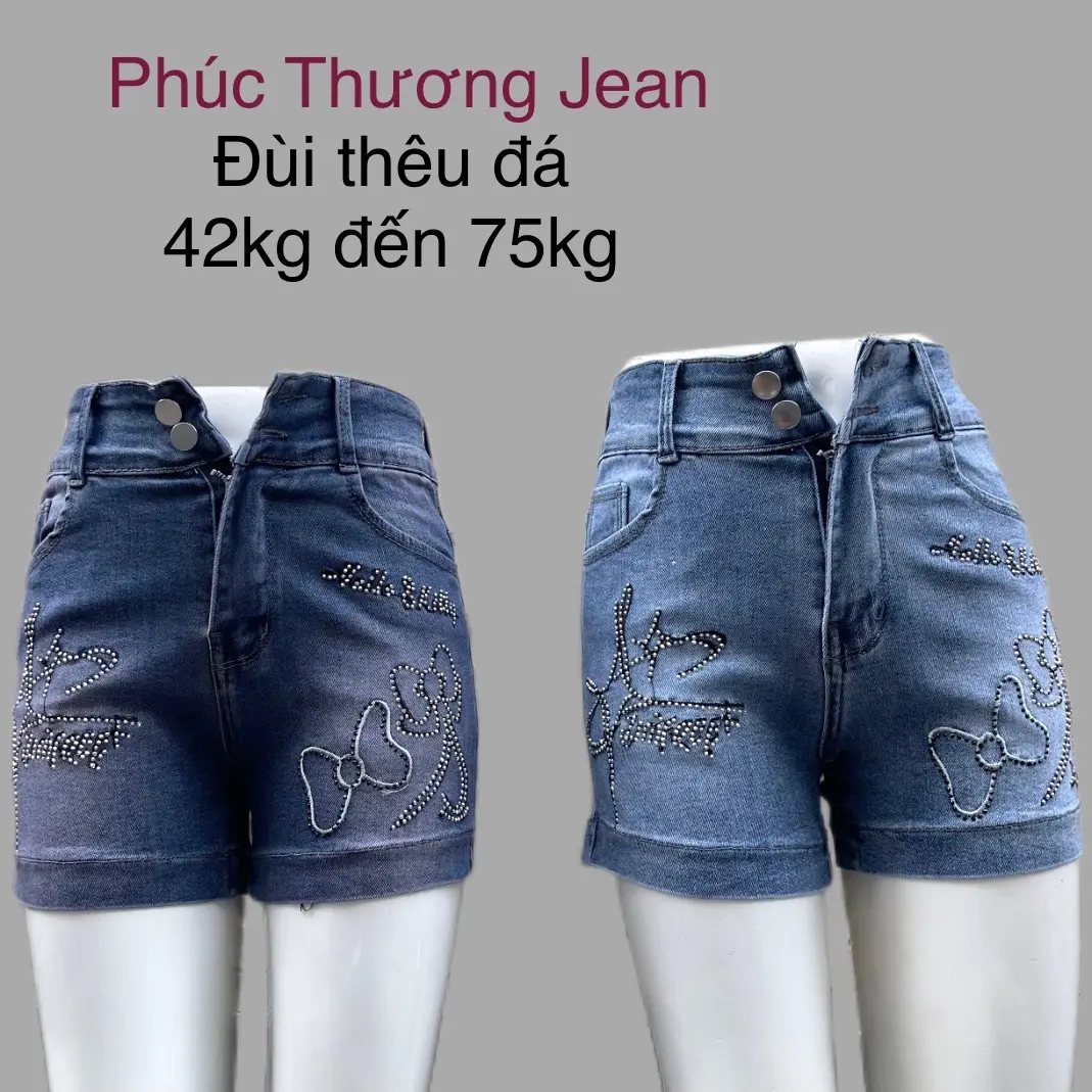 Quần đùi jean nữ -túi kiểu,2 nút, nhiều màu,mang phong cách năng động,42kg đến 77kg,ôm gọn, co giãn thoải mái Pants Denim Women quần  xám quần  sọc