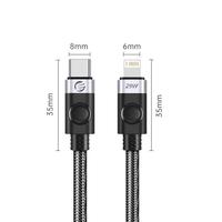 Gambar ORICO Type-C to Lightning Fast Charge & Data Cable 29 watt - C2L-20 - Warna dari ORICO INDONESIA Official Shop Kota Administrasi Jakarta Utara 2 Tokopedia