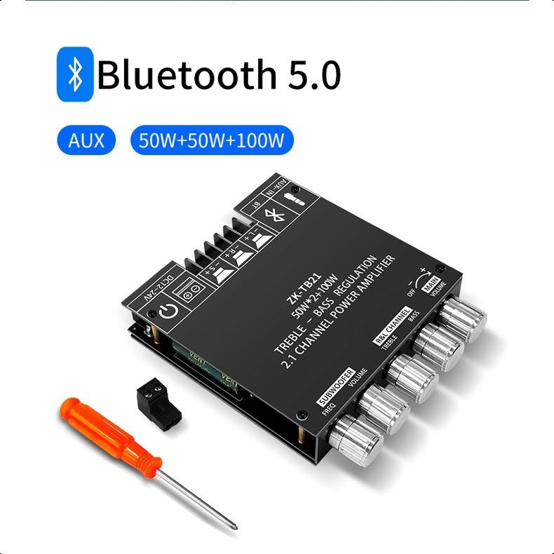 Product Introduction of ZK-TB21 Kỹ Thuật Số Bảng Mạch Khuếch Đại Âm Thanh Subwoofer Bluetooth 5.0 Kênh 2.1 8