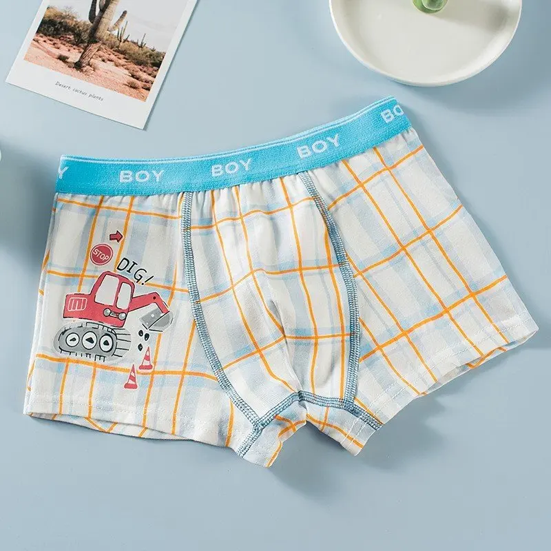 Combo 4 chíp đùi bé trai chất cotton cho học sinh từ 9-42kg 1