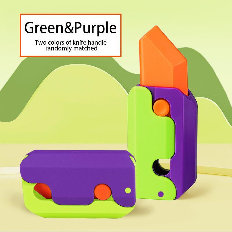 Product Introduction of 3D Gravity Carrot Design Waving Toy, 1 Count Portable Decompression Gravity Fidget Toys for Travel Work Home, Creative Stress Relief Gadget 11