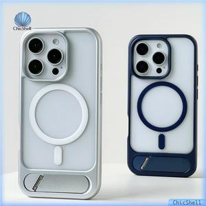 Giá đỡ từ tính, cho iPhone 16, 11, 12, 13, 14, 15 Pro Max, 16ProMax, 14Plus, 15Plus, Ốp lưng cứng, Chống sốc, Tương thích với MagSafe