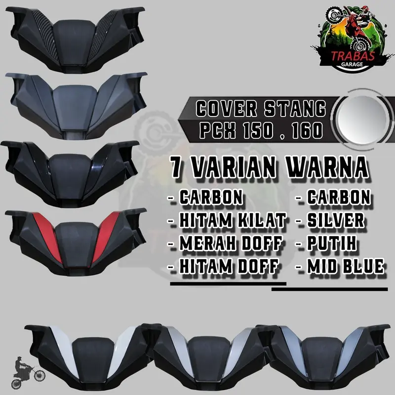 COVER STANG HONDA PCX 150 160 CBU COVER TUTUP STANG PCX150 PCX160 CBU Motor Motorcycle Motor Motorcycle 1