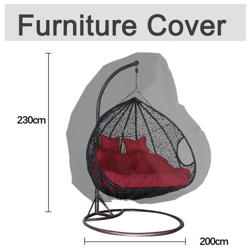 Product Introduction of Egg Chair Cover Windproof Against Rust Anti-UV Waterproof Hammock Durable Quick Installation Lightweight Lounge Hanging for Balcony Families Friends 1