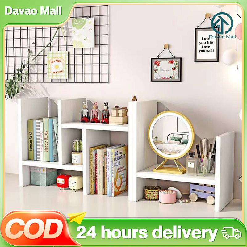 DM Adjustable Desktop Shelf Organizer Office Table Rack Multipurpose ...