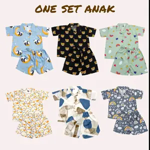 SETELAN RAYON ANAK | BAJU TIDUR ANAK | ONE SET RAYON ANAK | SET ANAK |