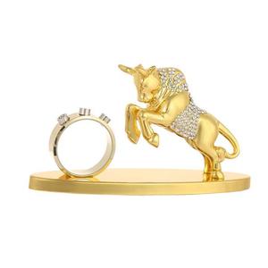 Tượng Trâu Vàng Đính Đá Có Đồng Hồ Và Nước Hoa Trang Trí Phong Thủy Nhà Cửa Hoặc Đặt Taplo Ô Tô Decor Decor Phòng