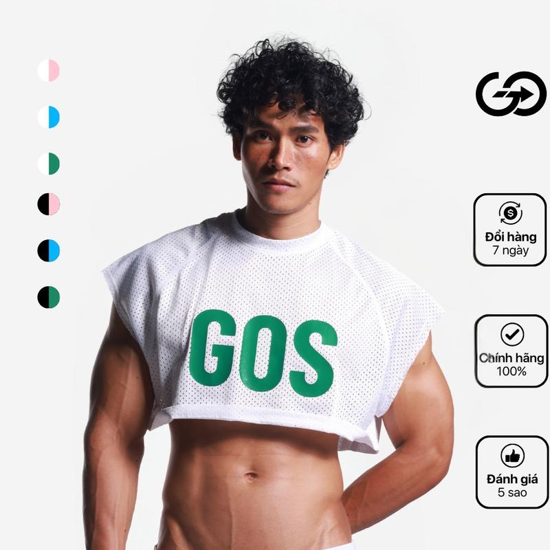 Áo croptop nam thể thao GOS Sleek S16 (Freesize)
