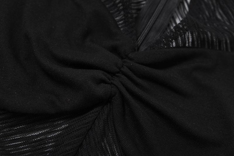 Product Introduction of VesGlory Women's 2025 New Fashion Casual Versatile Spice Girl Sexy Sleeveless Mesh Tank Top Womenswear Lingerie 4
