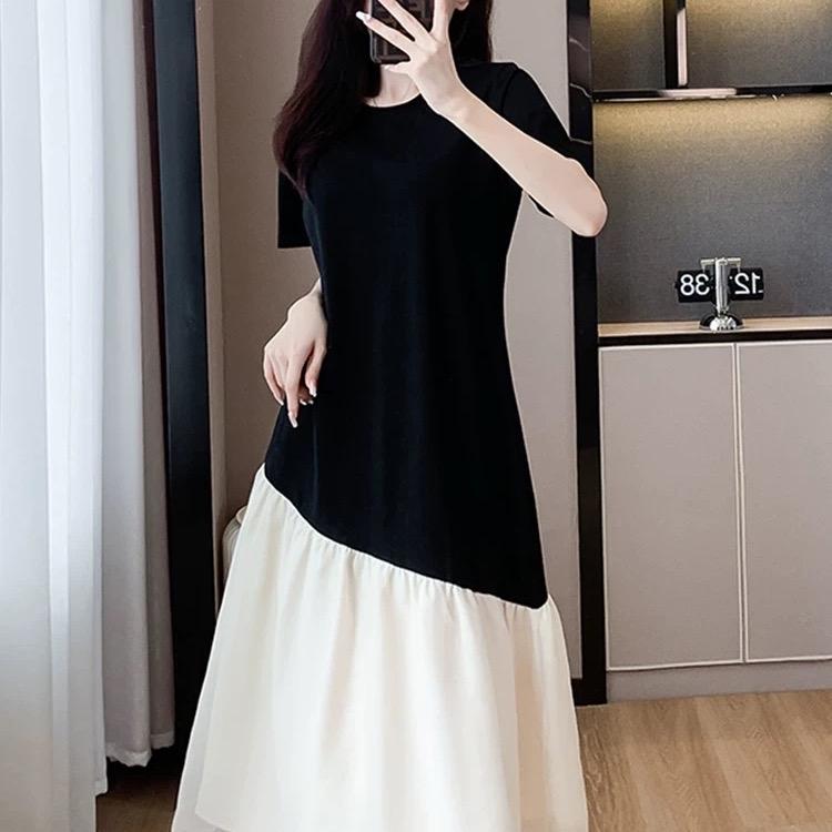 Đầm Bigsize Đầm Bầu Đầm Cho Con Bú Đuôi Cá Nhiều Màu- Váy Suông, Đầm Suông Sau Sinh Cho Con Ti TK07 4