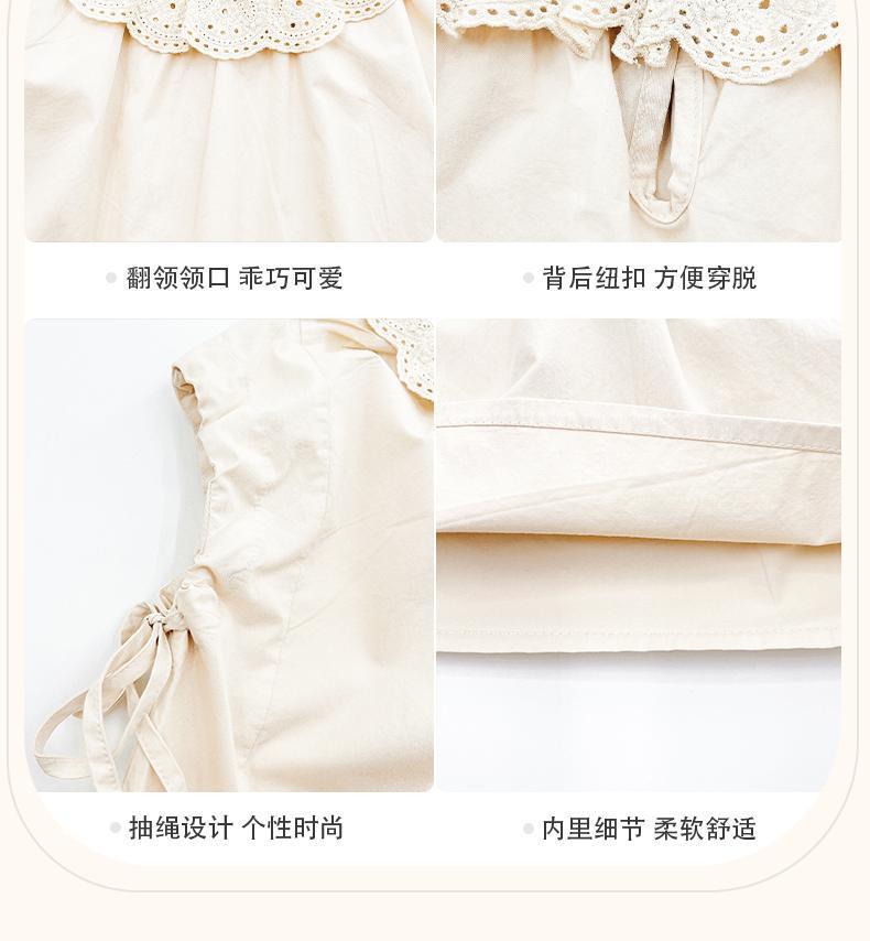 Product Introduction of Áo Thun Ngắn Tay Cho Bé Gái, Phong Cách Phương Tây, Phong Cách Mori, Quần Áo Mùa Hè Cho Trẻ Em, Áo Bé Gái, Hàng Mới Về Mùa Hè 2024 7