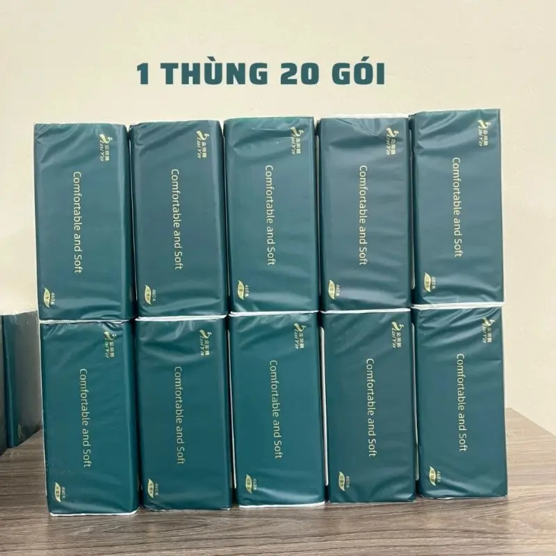 (HÀNG CHUẨN) Thùng 20 gói giấy ăn LAYA nội địa trung siêu dai Giấy Vệ Sinh