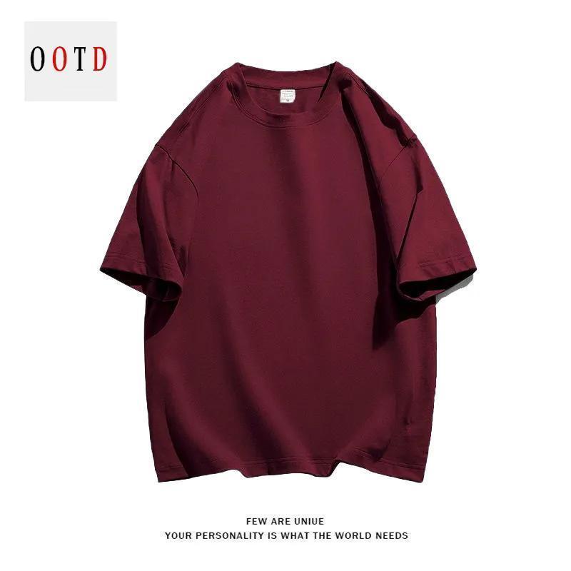 Top Áo phông trơn ngắn tay oversize unisex basic 260gsm cotton chất liệu co giãn 4 chiều 100% mịn không xơ form rộng full màu nam nữ  Women cổ tròn đơn giản, thun trơn thiết kế dễ phối đồ thoáng mát nhẹ mềm mịn thấm hút mồ hôi phông tay lỡ trắng đen 4