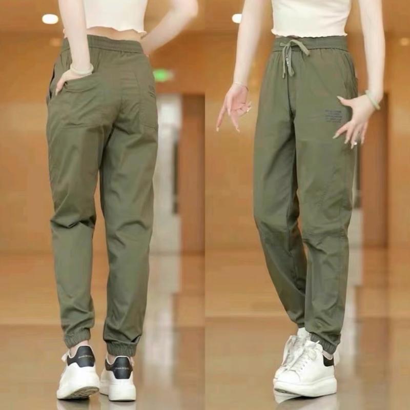 ( Com bo )Quần Jogger Thể Thao Nam Nữ Chất  Rộng, Phong Cách quần kaki 4