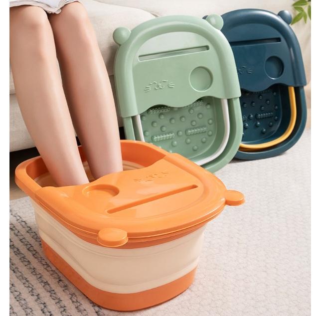 Chậu Ngâm Chân Có Gai Massage Lòng Bàn Chân Có thể Gấp Gọn Lại