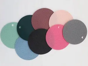 (Praktis) SILICONE MAT / TATAKAN ALAS PANCI SILIKON ANTI PANAS / TATAKAN PANCI PIRING ANTI SLIP Dapur