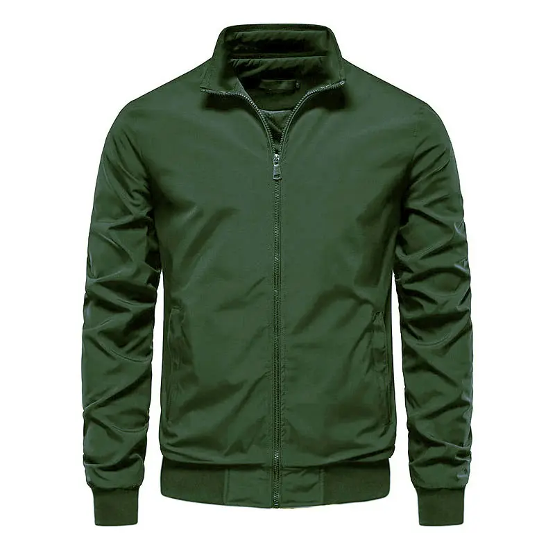 áo khoác dù cán trơn mã 007 Menswear Nam Jacket Kem Jean Đen aokho  acdunam áokhoác danhung 1