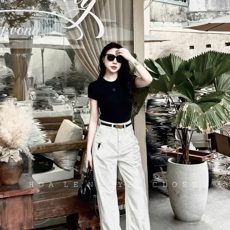 Quần ngưa trắng xuông nấm đủ 3 size dành cho nữ