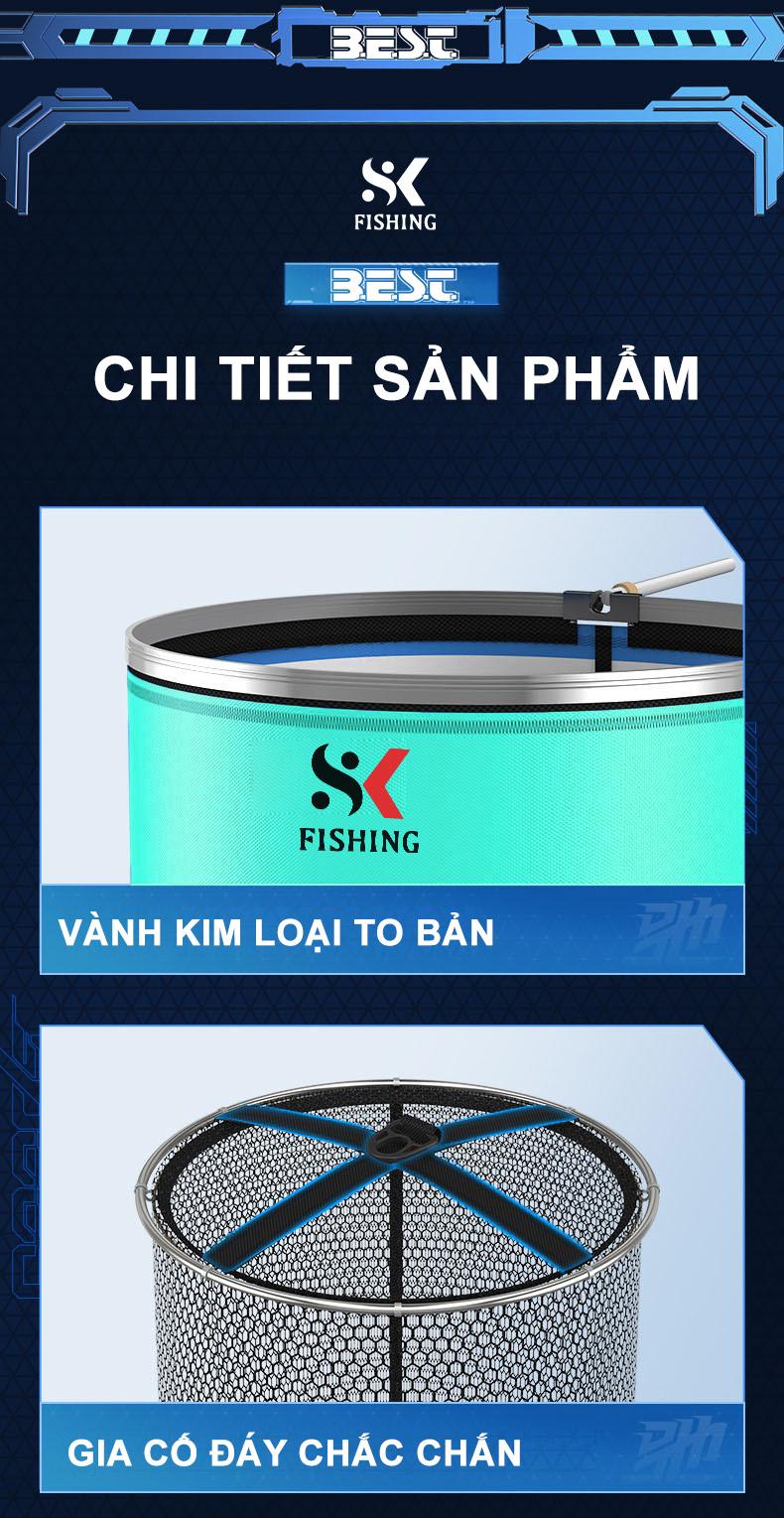 Product Introduction of Rọng Đựng Cá Giỏ Đựng Cá BEST SK FISHING 9
