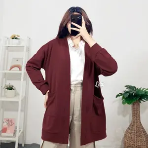 Cardigan Wanita NAYRA Babyterry Long Outer