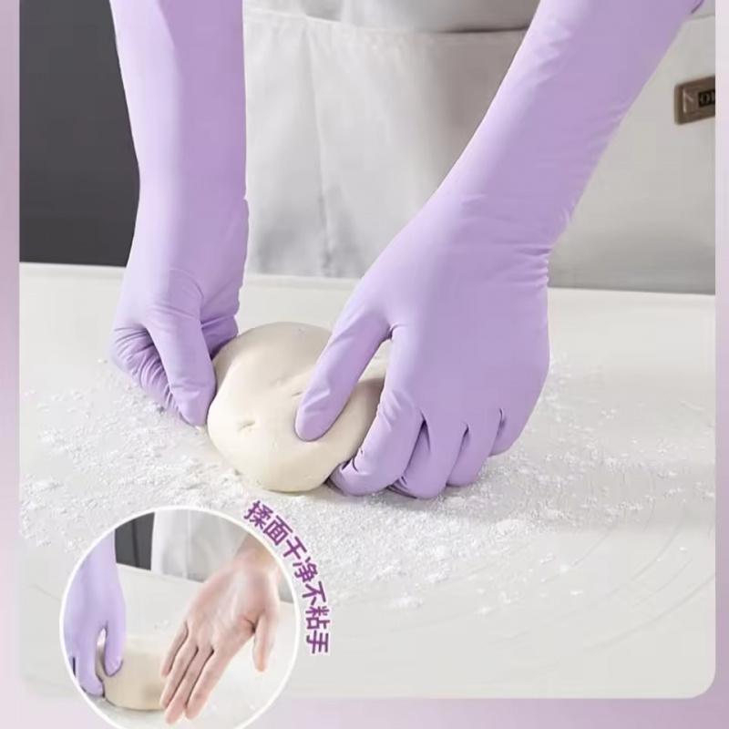 10/20pcs Sarung Tangan Lateks Sekali Pakai Bebas Bubuk Warna Pink Sarung Tangan Nitril Untuk Kebersihan Rumah Tangga Salon Kecantikan Kerja Dapur 10/20pcs Sarung Tangan Lateks Sekali Pakai Bebas Bubuk Warna Pink Sarung Tangan Nitril Untuk Kebersihan Rumah Tangga Salon Kecantikan Kerja Dapur