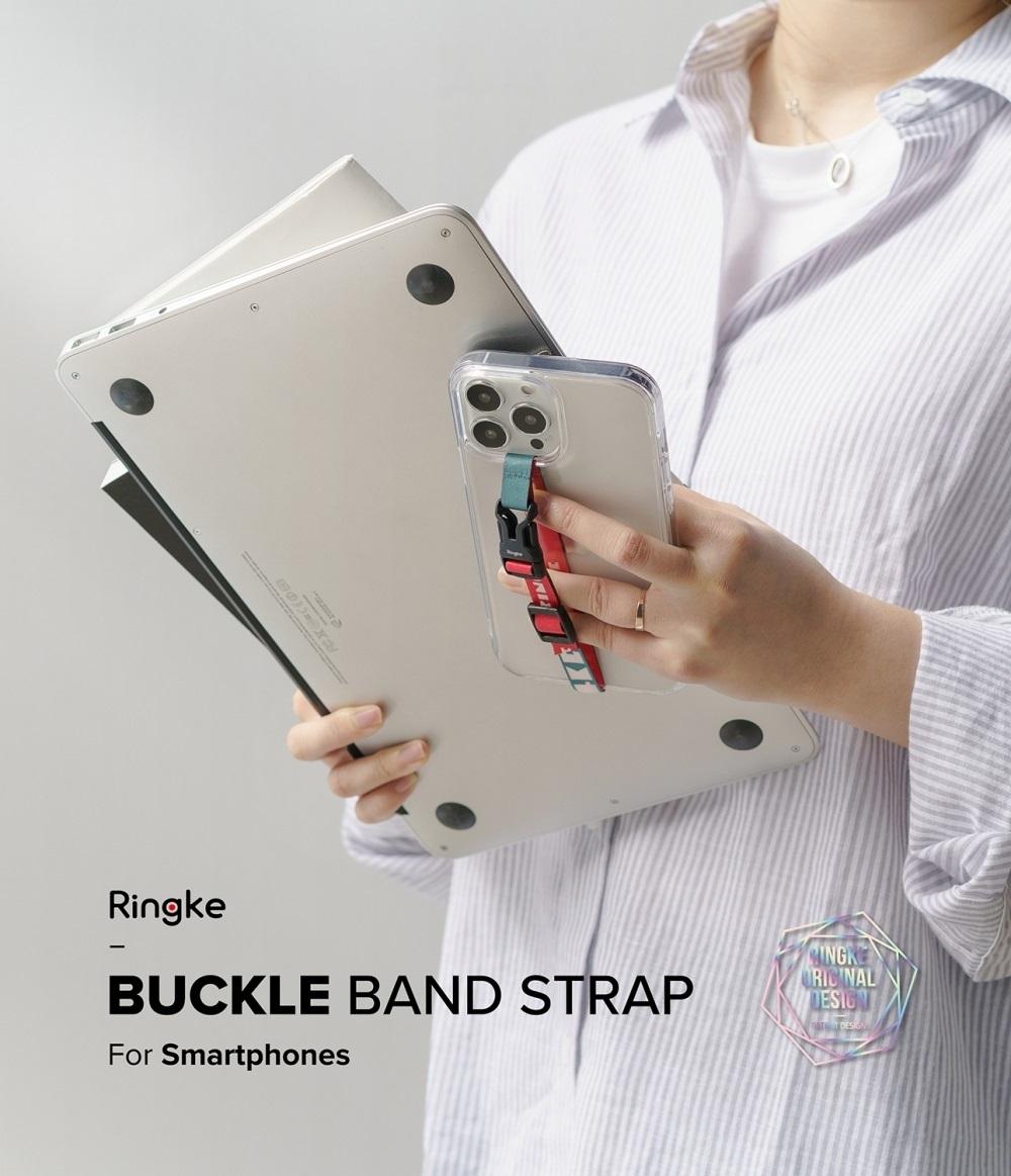 Strap Tali Holder HP Ringke Buckle Band Strap Motif Grip Handphone