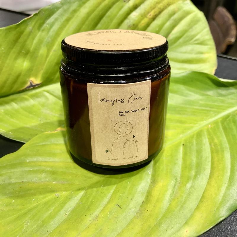 Nến thơm và matxa dưỡng da tay 100gr Nhà của Thời Thanh Xuân - Dùng cho không gian trong Phòng