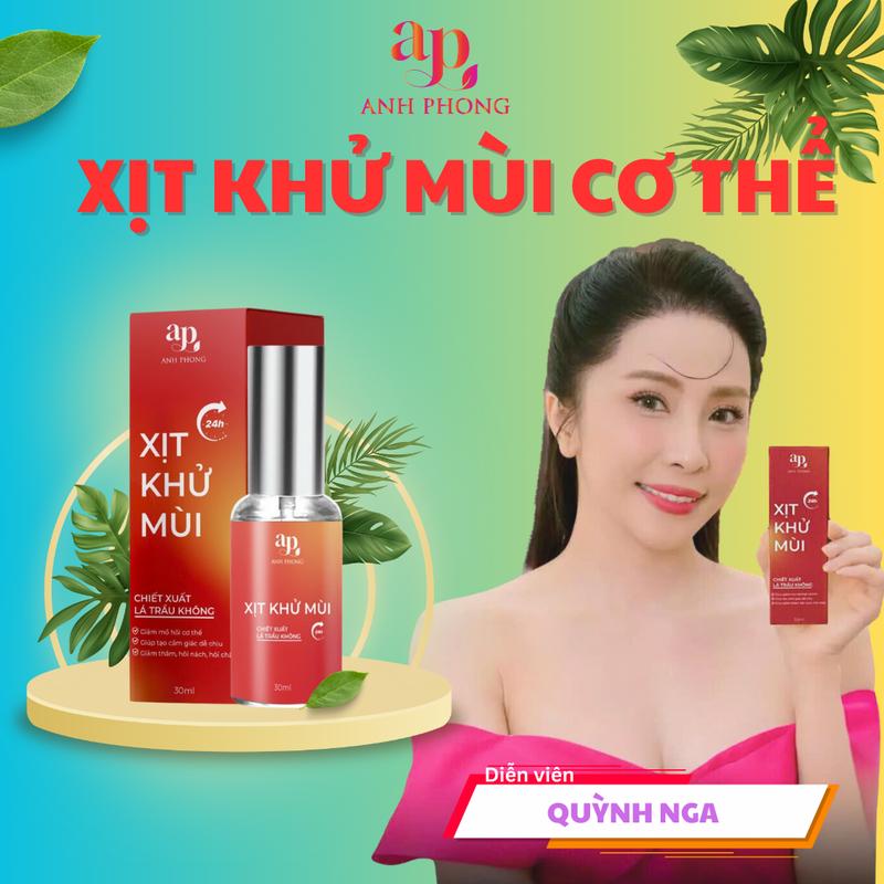 XỊT KHỬ MÙI CƠ THỂ - NHÀ ANH PHONG. Tạo cảm giác dễ chịu, giảm mồ hôi, không gấy ố vàng áo 1