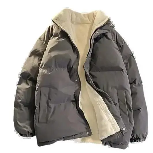 jaket wanita musim dingin tebal dan hangat/jaket Gelembung Casual winter bulu halus terbaru Blazer Casual Outer Atasan Musim dingin Panjang Cewek Baju Kerja Parka Dewasa Katun Formal Formal 2