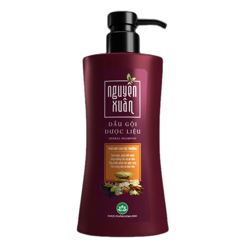 Dầu gội Dược Liệu Nguyên Xuân Đỏ chăm sóc tóc, sạch gàu 275ml/450ml 1