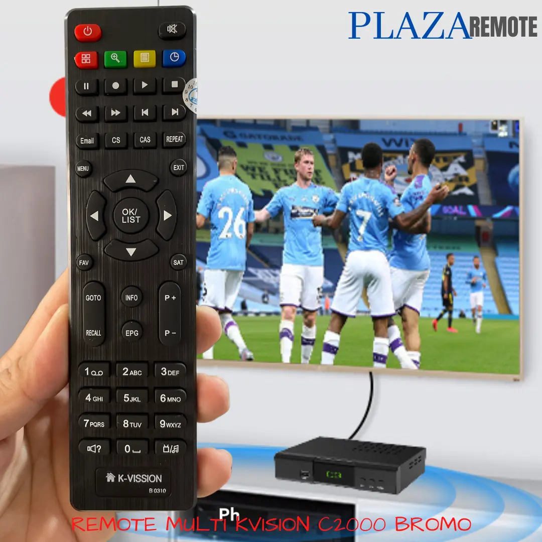 REMOTE kvision C2000 TOPAS HD BROMO ECERAN Remot Parabola