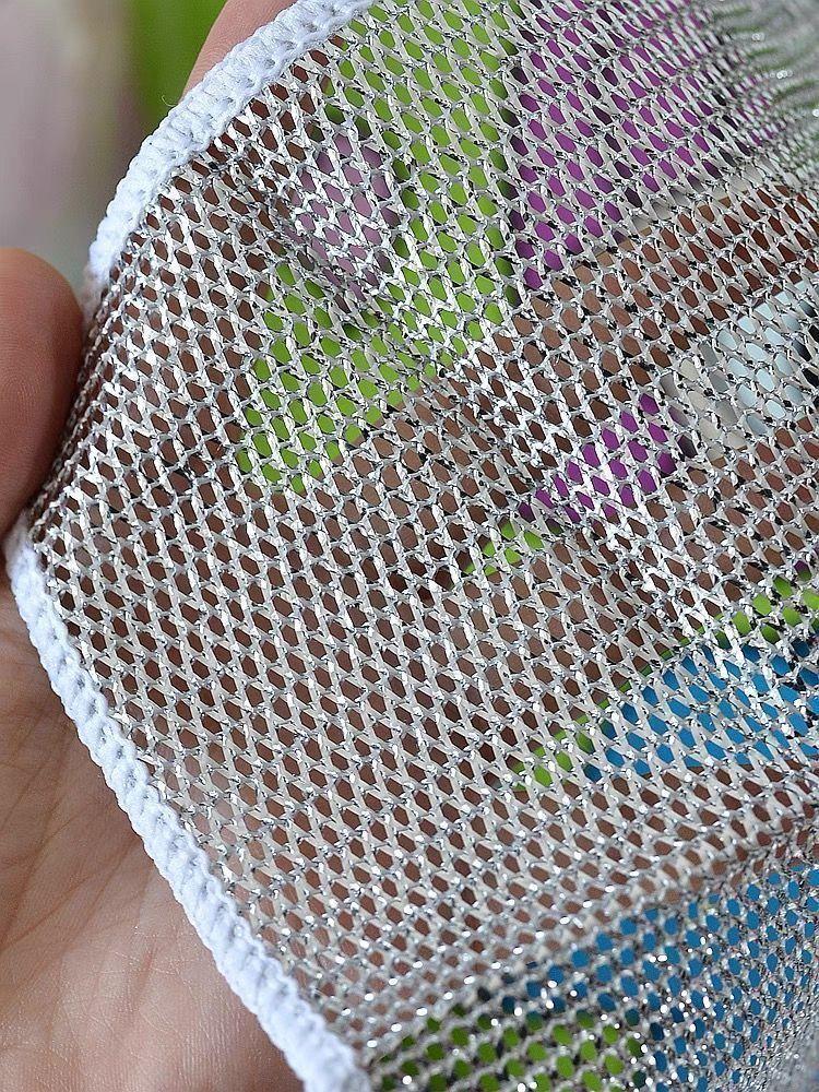 Product Introduction of Vải lau bát đĩa, Vải dây thép đặc biệt, Để rửa bát đĩa, Ngoại Cỡ, Dày dặn, Hai mặt, Sợi bạc, Kết hợp giẻ lau, Vải lau bát đĩa bằng dây bạc 7