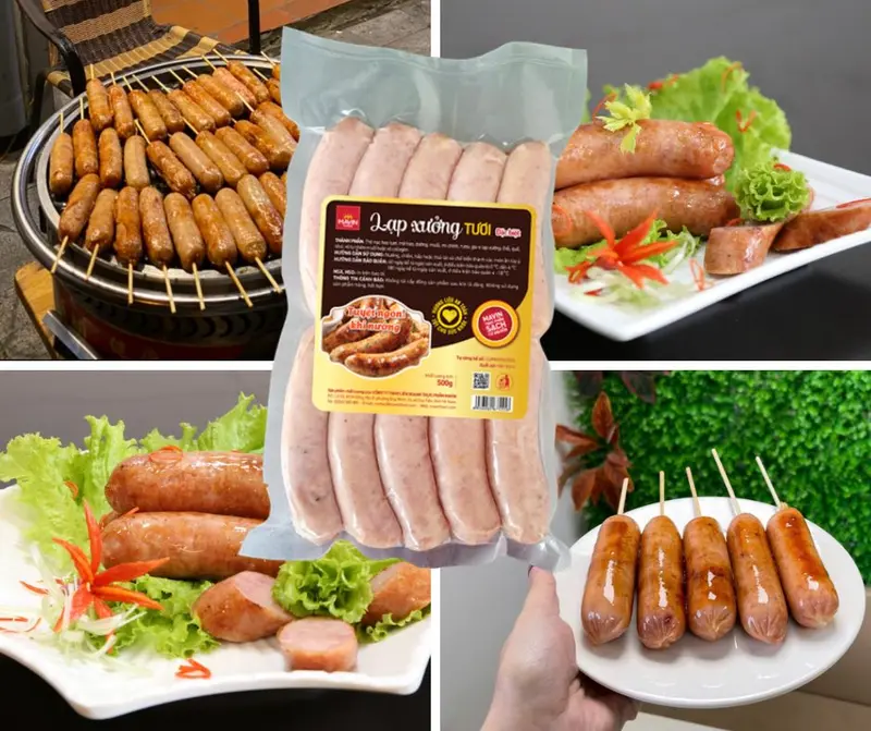 Lạp xưởng tươi Mavin loại Đặc biệt 500g - Hương vị đặc trưng, vỏ giòn dai, bên trong mềm ẩm - Thức Ăn, Food 2