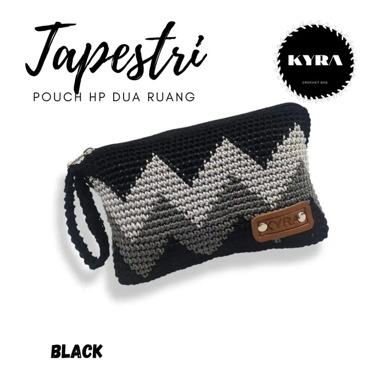 DOMPET RAJUT TSPESTRI DUA RUANG 3
