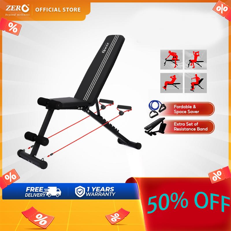 Zero Healthcare Adjustable Weight Bench X - Multipurpose Foldable ...