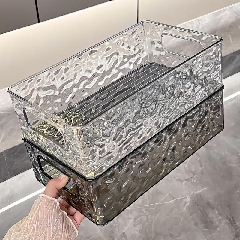 Product Introduction of Khay Nhựa Đa Năng Xếp Chồng Hoạ Tiết Gợn Sóng kícḣ Thước 26x15.4x7cm Rổ Giỏ 22