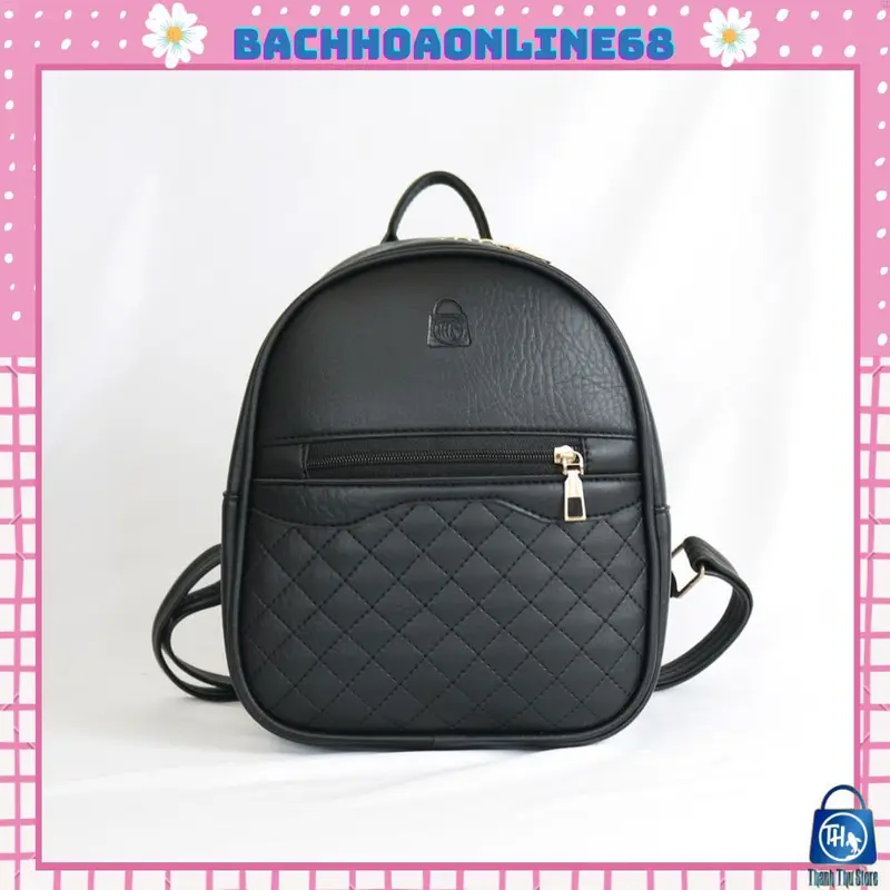 💥New Store Great Deal 30% Off💥Balo thời trang nữ balo da cao cấp hoạ tiết trần chỉ viền cong đi chơi đi làm siêu đẹp Bachhoaonline68 121 0