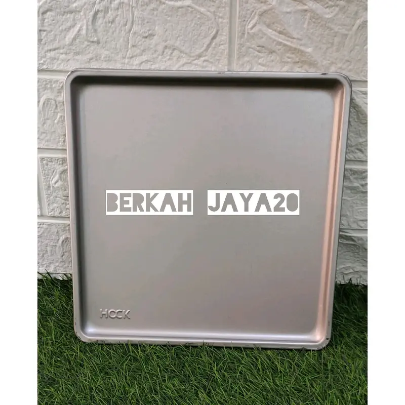 Loyang Hock asli no 4 / loyang kue kering ukuran 27x27cm Aluminium tebal 0