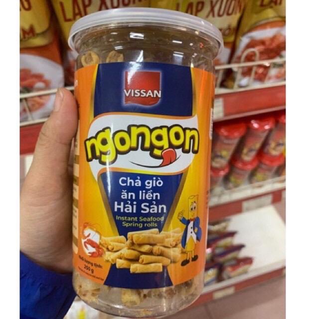  Chả Giò Ăn Liền Ngon Ngon Hải sản Vissan 250g 