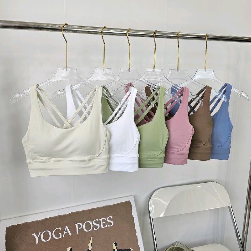 Áo bra LuLu A007 bản nâng cấp mút liền tập gym tập Aerobic tập yoga Sport Top Đồng