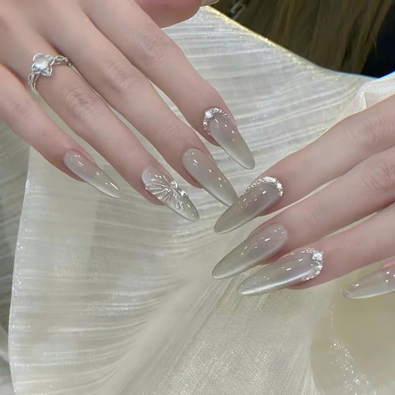 Mã 592 Nails Box 24 M.óng Mắt Mèo Xinh Xắn....592 Women Nữ