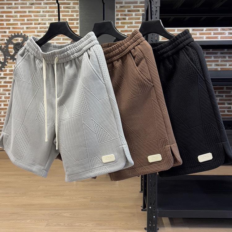 Quần Short vải Xốp chất vải dày dặn, thiết kế phong cách thời trang mặc nhà đi chơi thoáng mát thoải mái Menswear 2