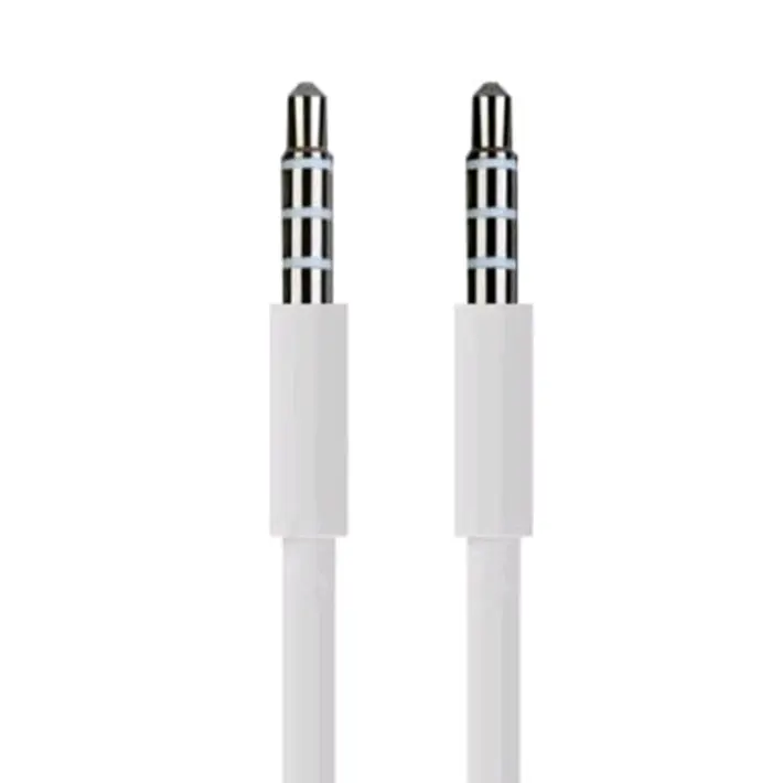 Kabel Jack - Kabel AUX Stereo 3.5mm HiFi 1 Meter - Tipe TRRS isi 5pcs 3